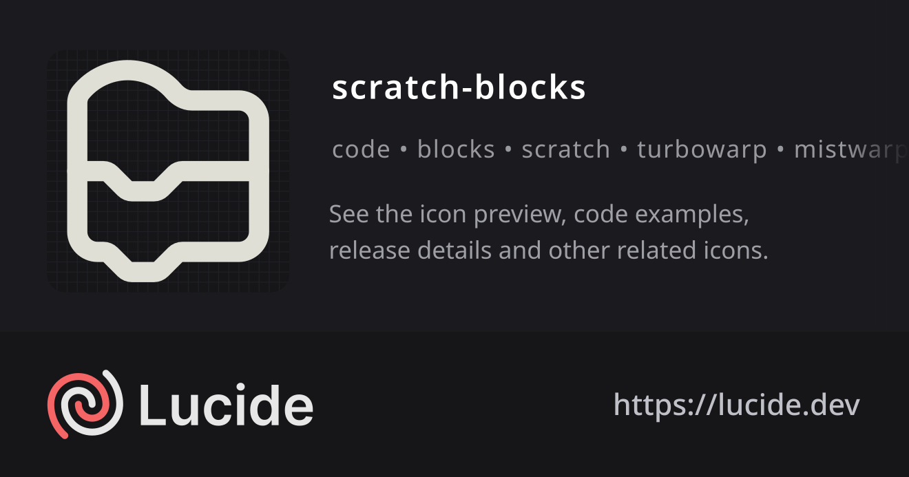 scratch-blocks icon details – Lucide